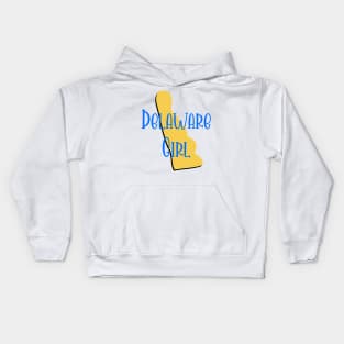 Delaware Girl Kids Hoodie